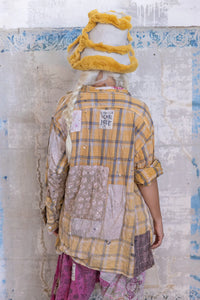 Top 1391 Check Addison Workshirt in Butterscotch