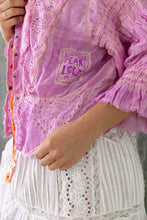 Load image into Gallery viewer, Top 1567 Ramie Daisie Blouse in Purple Boba