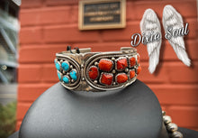 Load image into Gallery viewer, Vintage Turquoise and Coral Set