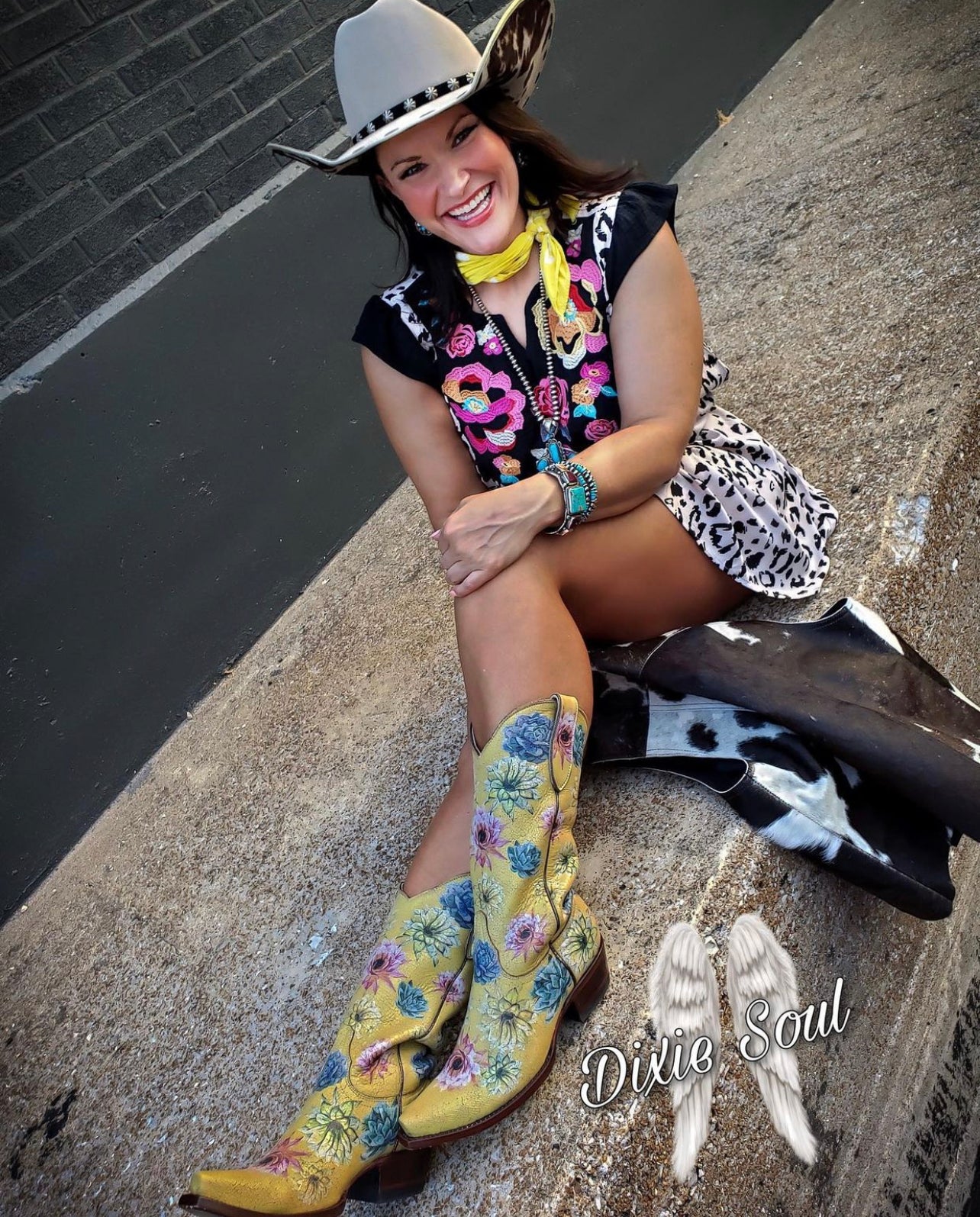 Saguaro Flower Boots – Dixie Soul - Western Boutique